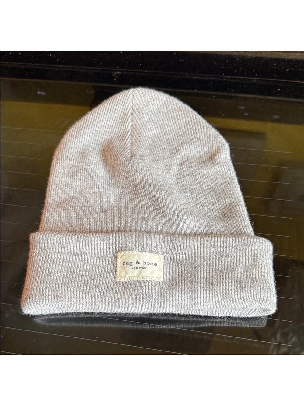 Rag & Bone Gray Knit Beanie